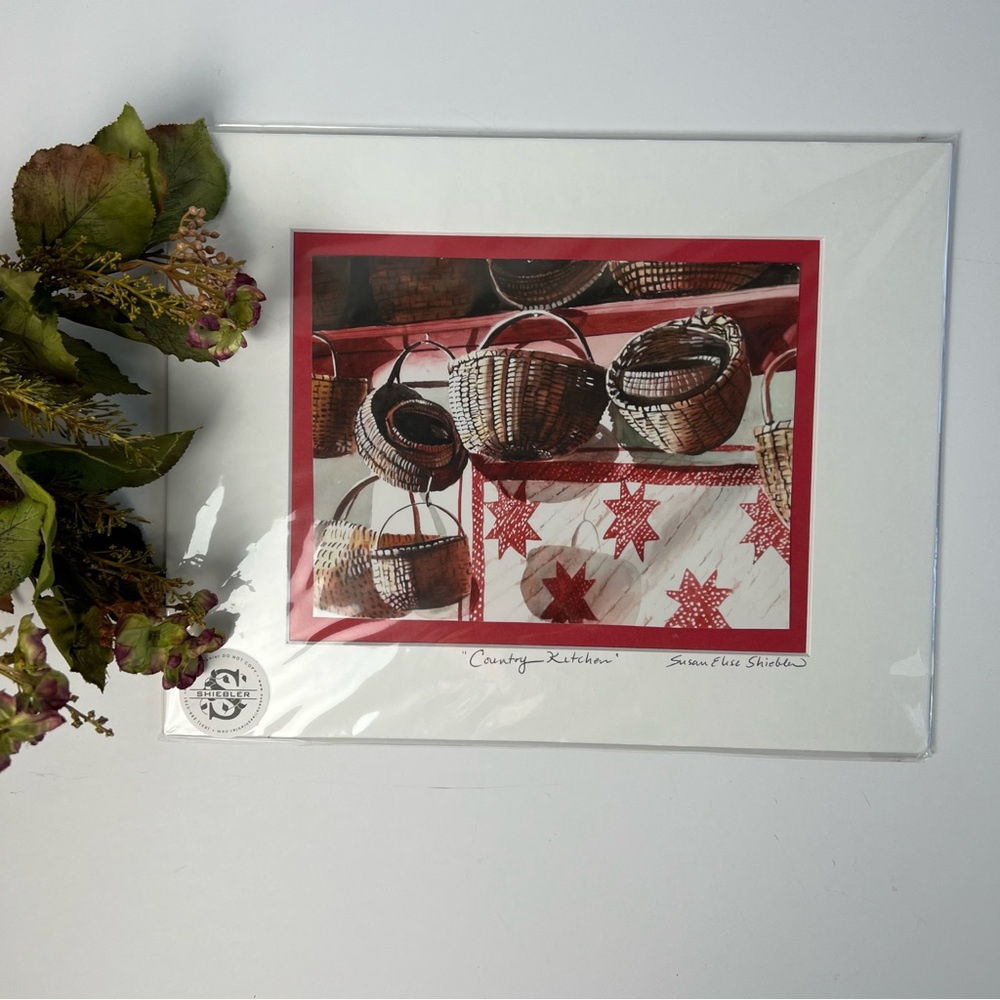 Limited Edition Watercolor Print “Country Kitchen.”